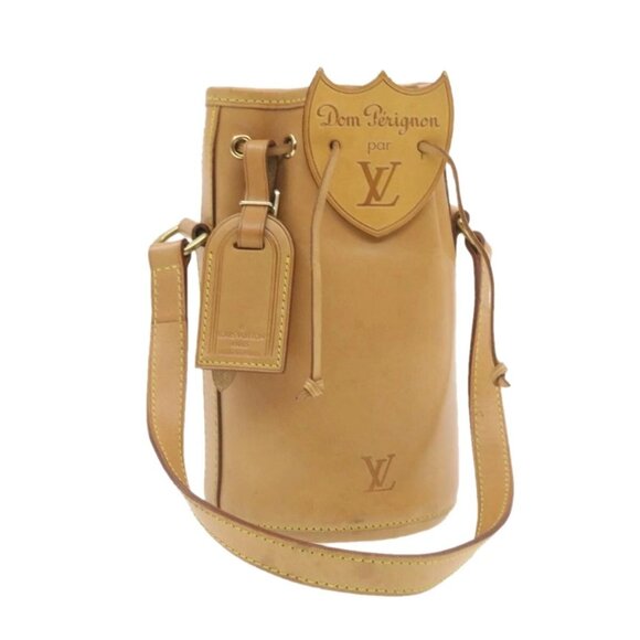 LOUIS VUITTON Nomad Dom Pérignon Champagne Case Hand Bag Beige M99057 am279bAV - Picture 1 of 13